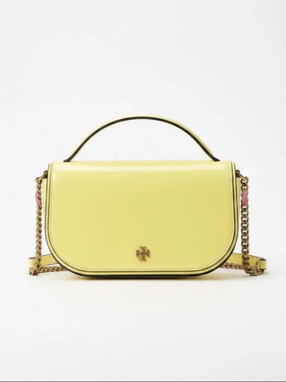 NWOT Tory Burch Women's Emerson Patent Leather Top Handle Crossbody Bag